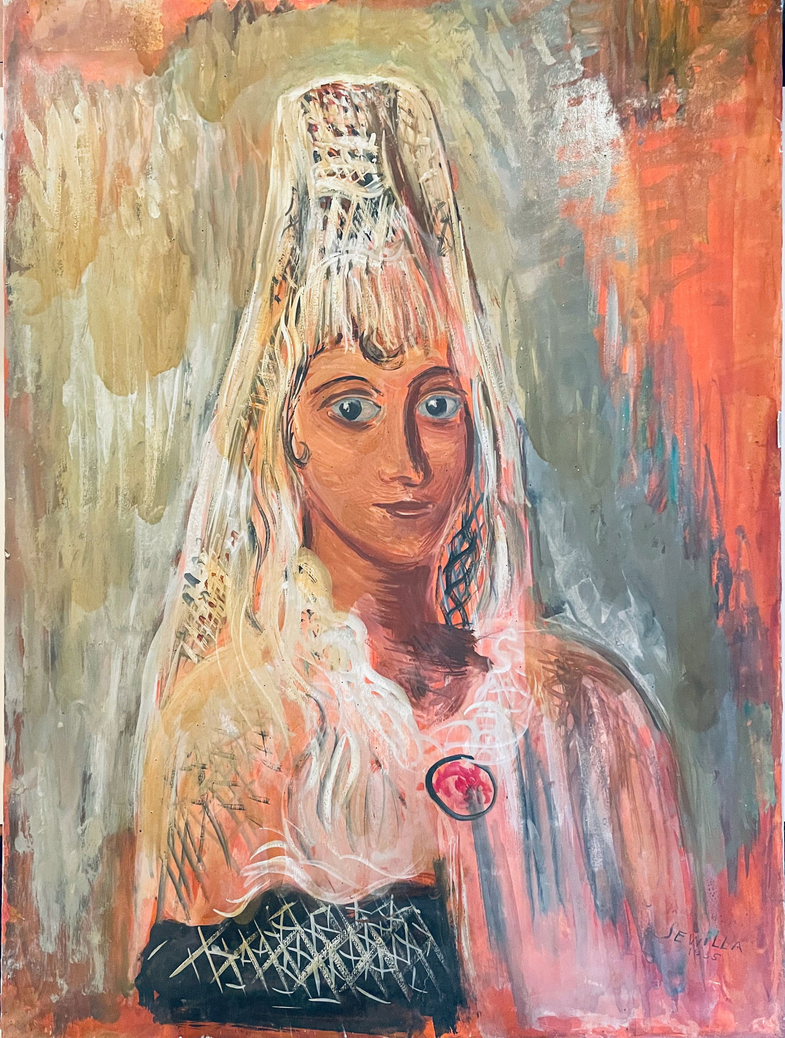 Oil on canvas, Stanislaw Grabowski (1901 - 1957) "Sewilla," 1935 (1 of 2)