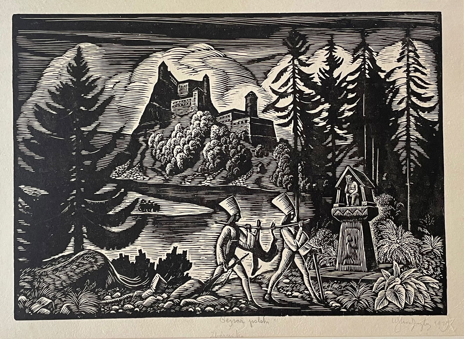 (3) Woodblock Prints, Wladislaw Skoczylas (1883-1934) (1 of 6)