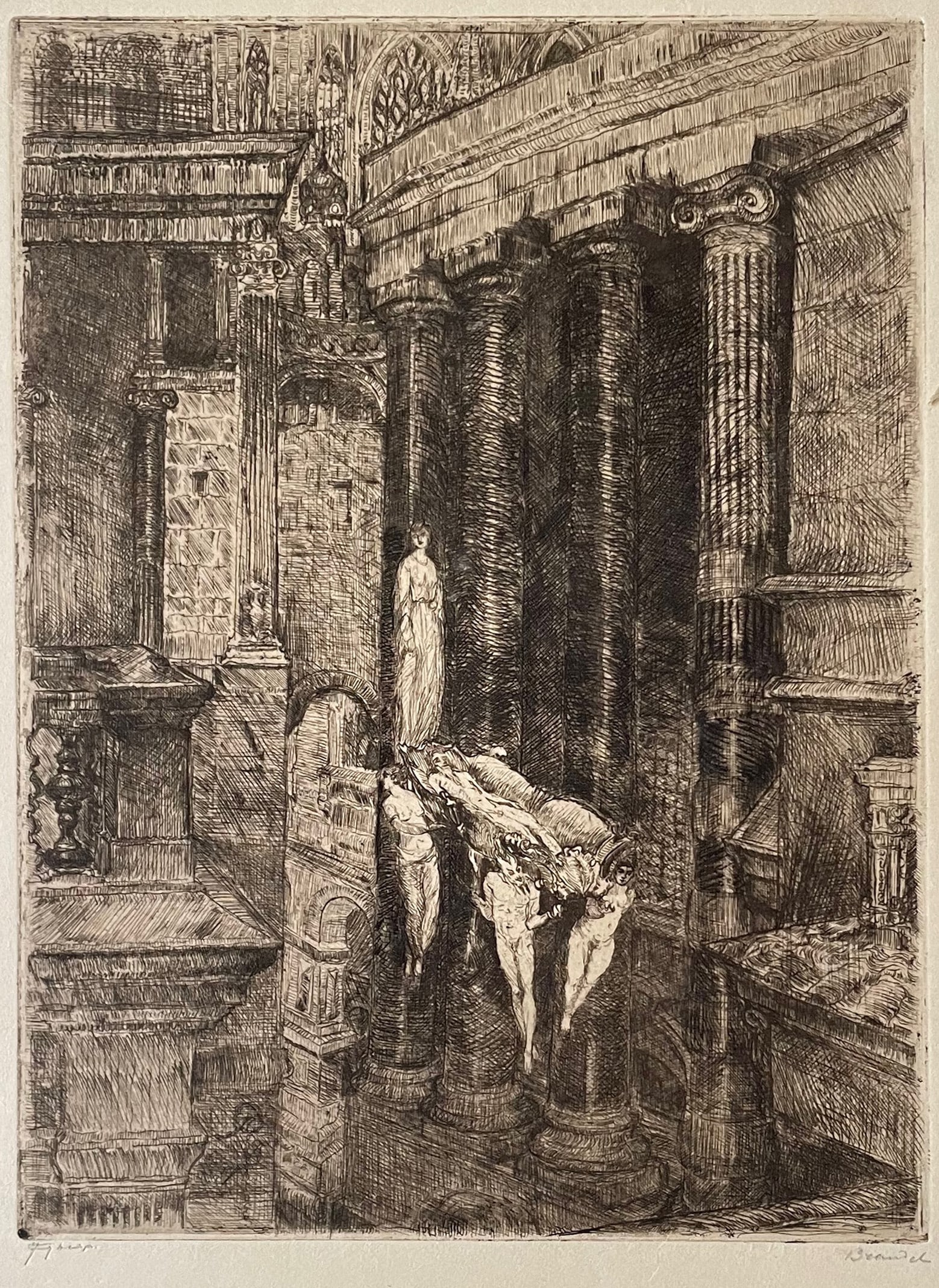 4 Etchings, Konstanty BRANDEL (1880 - 1970) (1 of 13)