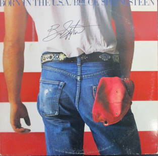 Bruce Springsteen Signed 'Born in the USA' Album Cover: In the pantheon of American rock legends, few names resonate as powerfully as Bruce Springsteen. Known for his gritty lyrics, impassioned vocals, and electrifying stage presence, he has earned the mon