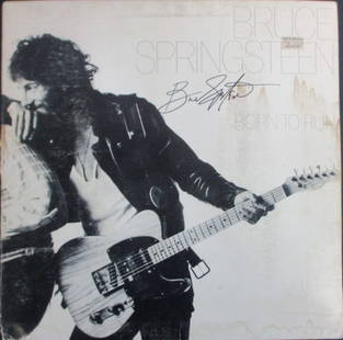 Bruce Springsteen Signed 'Born to Run' Album Cover: In the pantheon of rock 'n' roll, few names command as much respect and adoration as Bruce Springsteen. Known as "The Boss," he has captivated audiences for decades with his raw energy, poetic