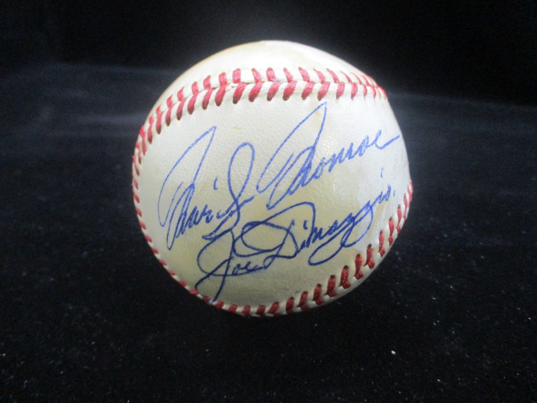 Marilyn Monroe and Joe DiMaggio Signed American League Baseball (1 of 4)