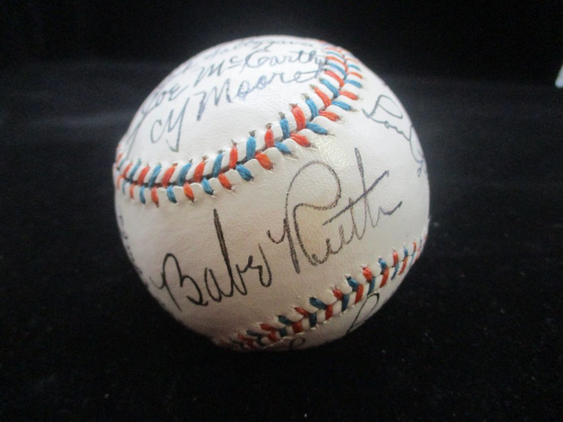 1934 New York Yankees Team Signed Baseball (1 of 7)