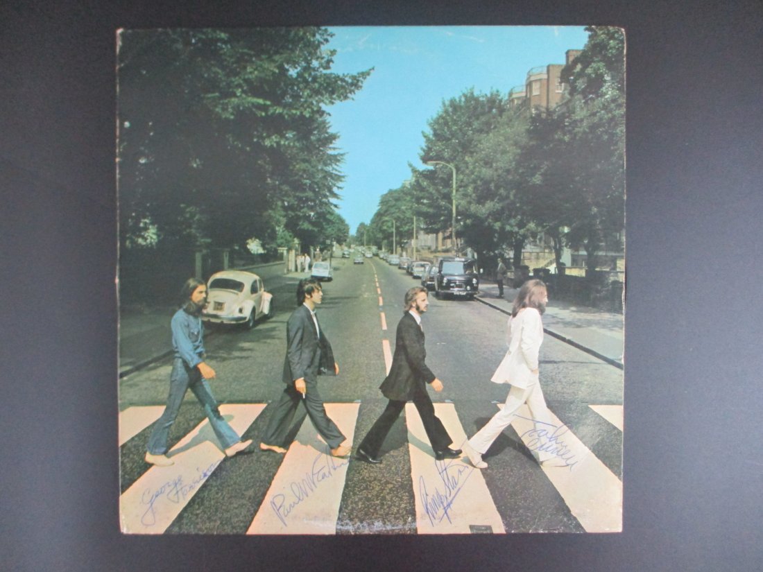 Beatles Signed Album Cover Abbey Road: The Beatles' Iconic Journey (1 of 4)