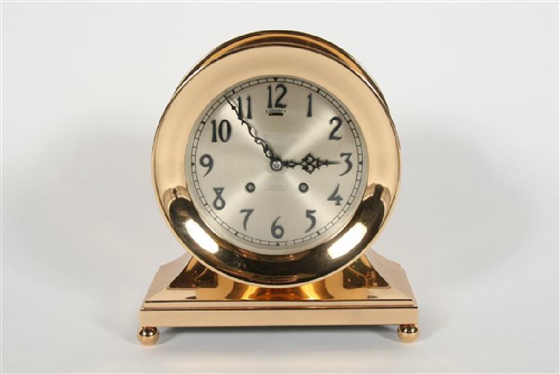 Chelsea Co. Ship's Bell Brass Clock (1 of 5)