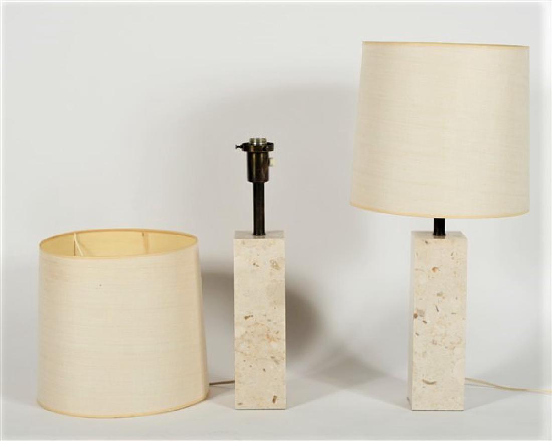 Pair of Nessen Marble Table Lamps (1 of 4)