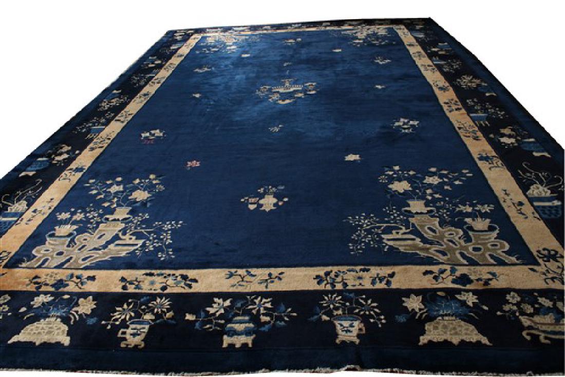 Chinese Handwoven Rug - Early 20th Century (1 of 9)