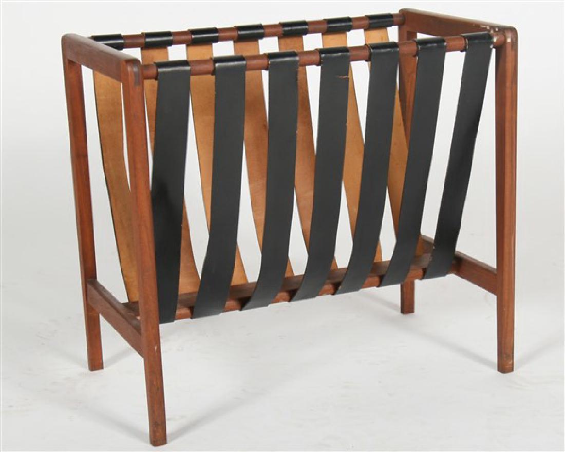 Mid Century Modern Teak Magazine Rack (1 of 3)