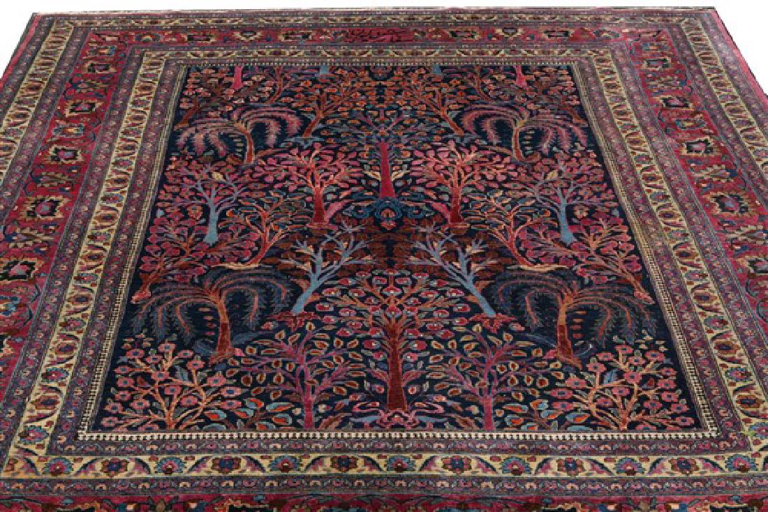 Early 20th C. Persian Mashad Directional Rug (1 of 9)