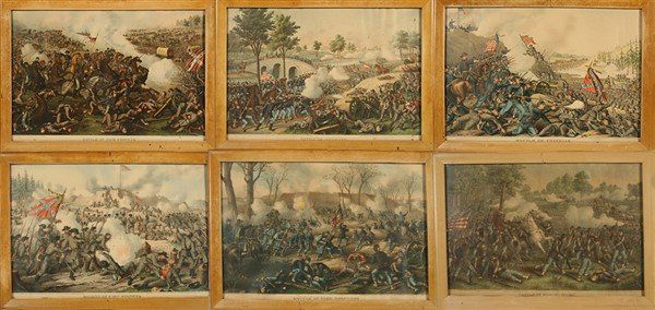 Kurz & Allison, Set of Six Chromolithographs (1 of 10)