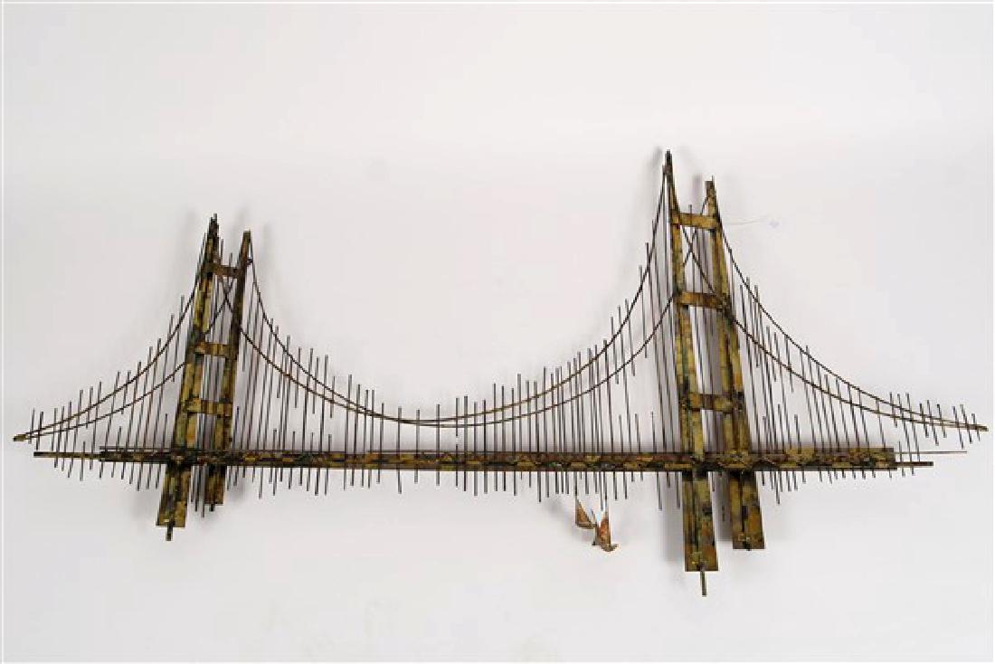 C. Jere, Golden Gate Bridge Metal Wall Sculpture (1 of 5)