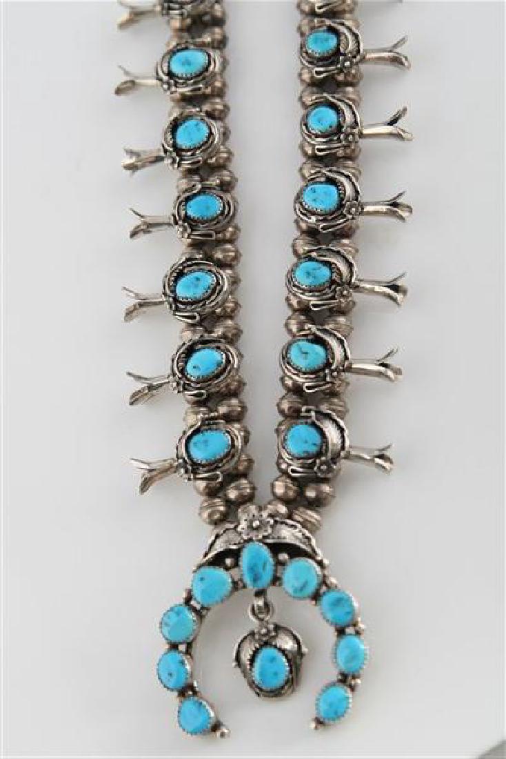 Shay, Sterling Silver Squash Blossom Necklace (1 of 6)