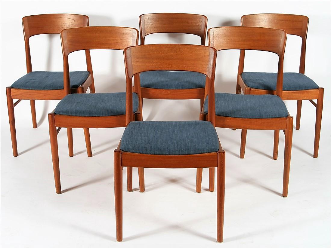 Set of Six Korup Stolefabrik Teak Dining Chairs (1 of 6)