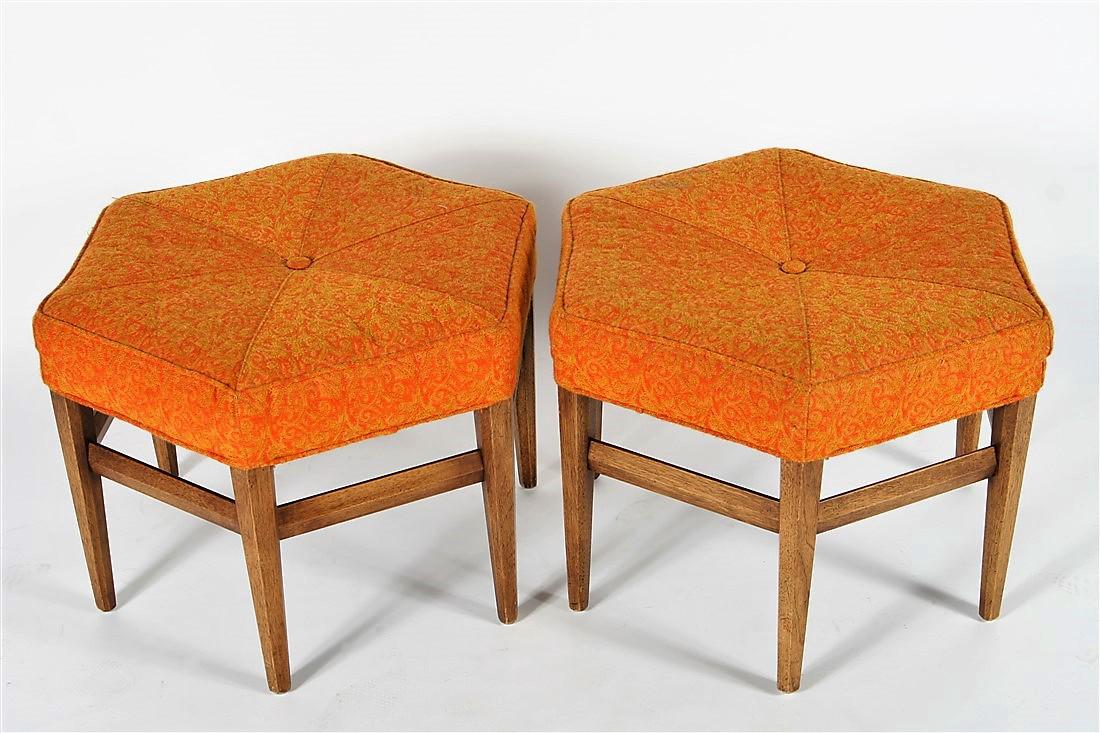 Pair of Heritage Perennian Collection Foot Stools (1 of 8)