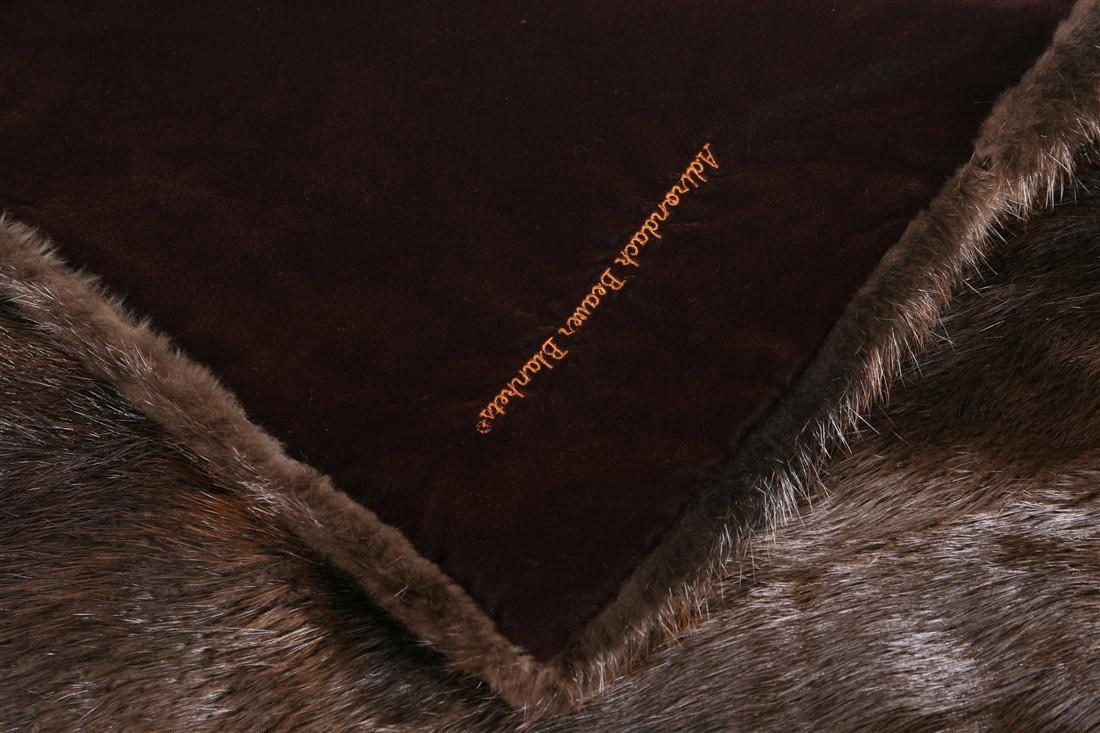 Adirondack, Beaver Fur Throw Blanket (1 of 4)