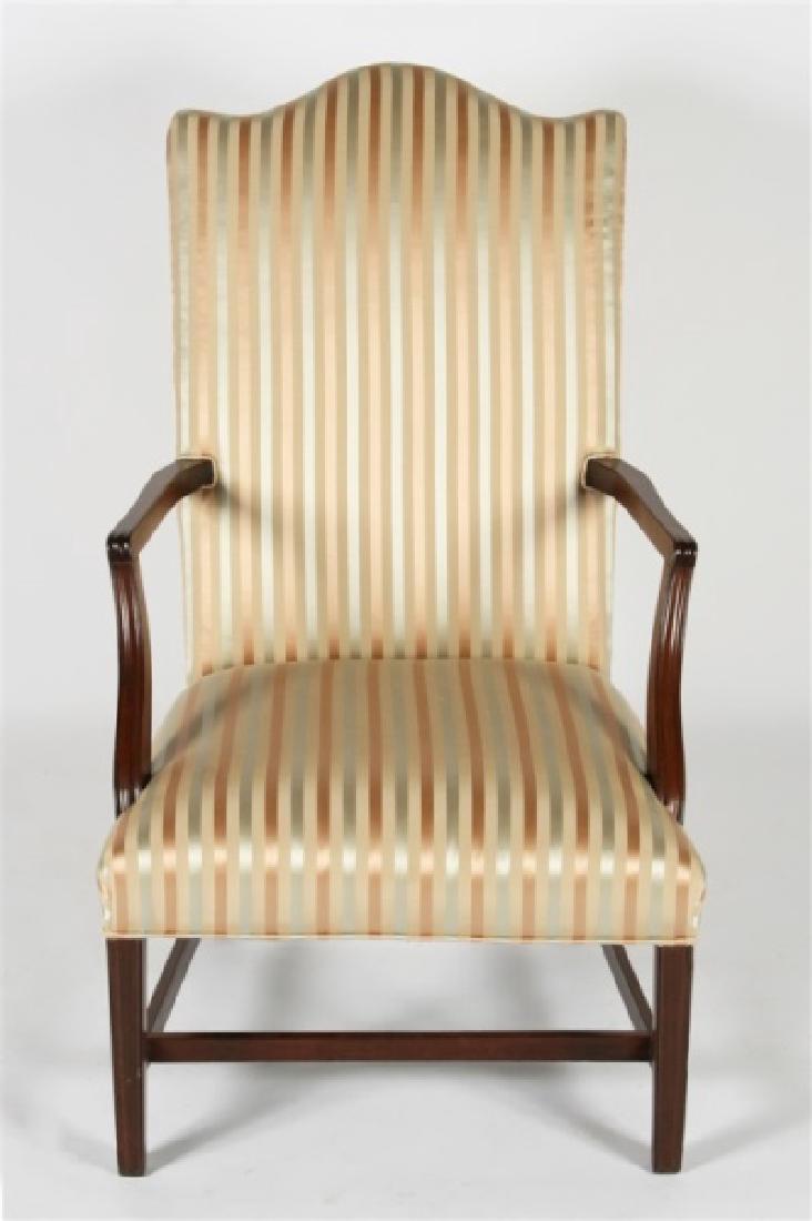18th C. Martha Washington Mahogany Open Arm Chair (1 of 3)