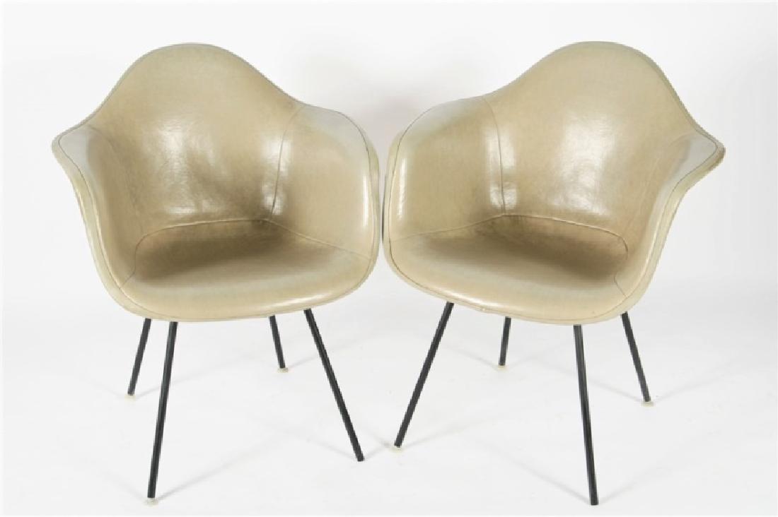 Pair of Gray Herman Miller DAX-1 Chairs (1 of 7)