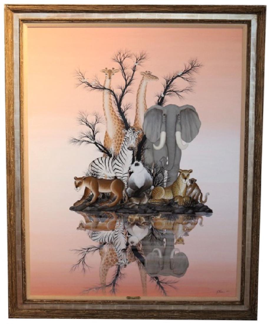 Gustavo Novoa (Chilean, b. 1941), Acrylic on Board (1 of 8)