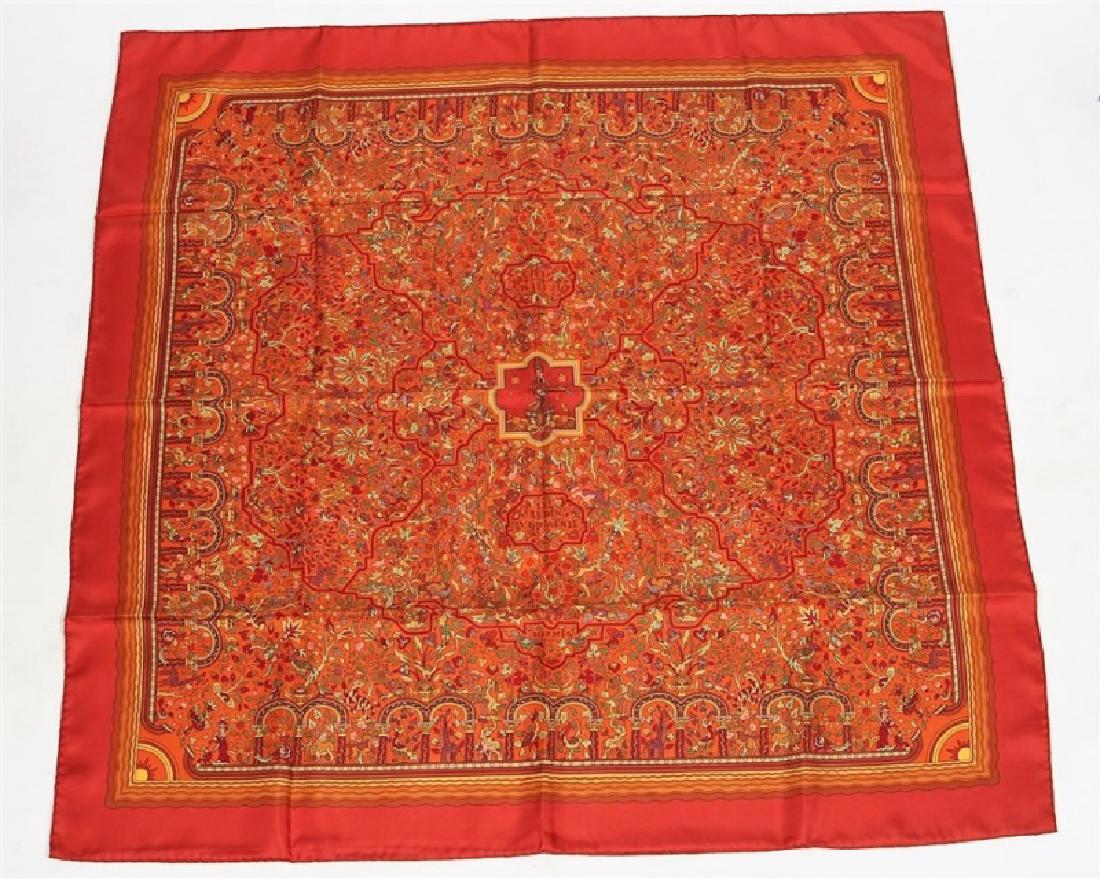 Hermes, "Les Jardins d'Armenie" Silk Scarf (1 of 5)