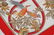 Hermes, "Caraibes" Silk Scarf in Red - 3