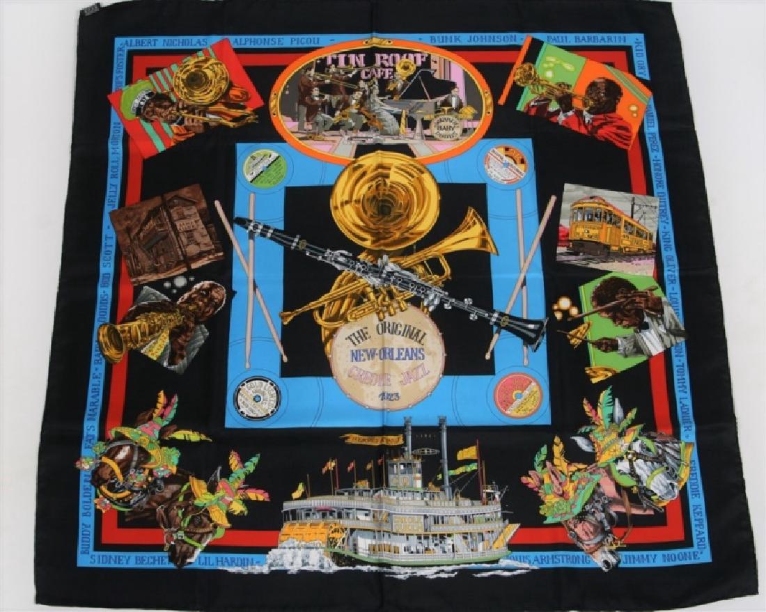 Hermes, "New Orleans Creole Jazz" Silk Scarf (1 of 5)