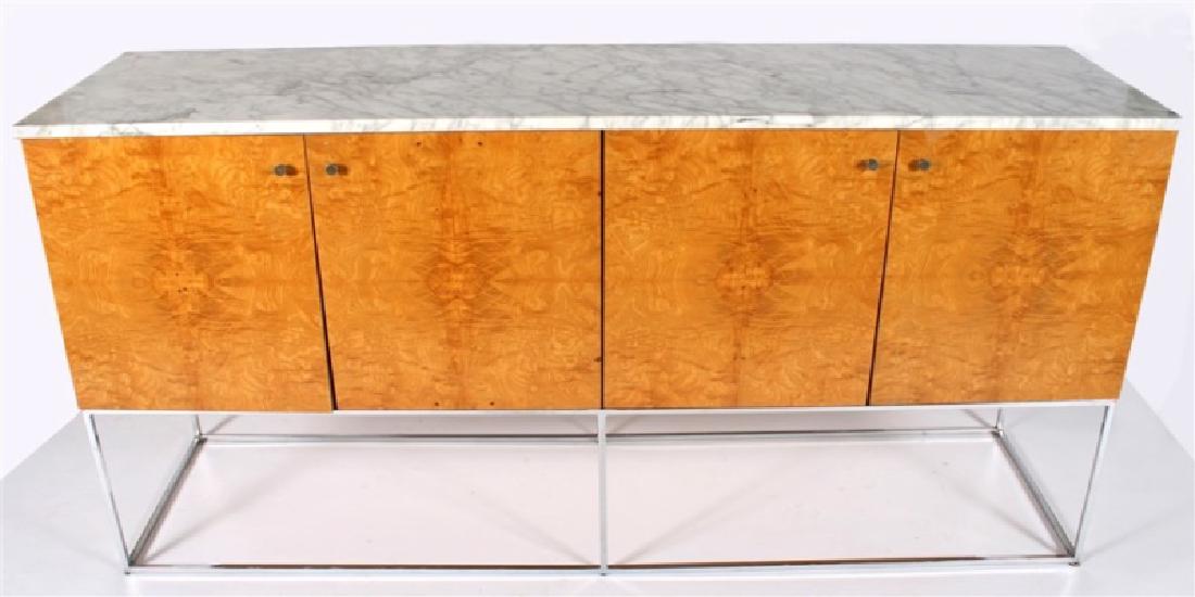 Milo Baughman (American), Burl Wood Sideboard (1 of 7)