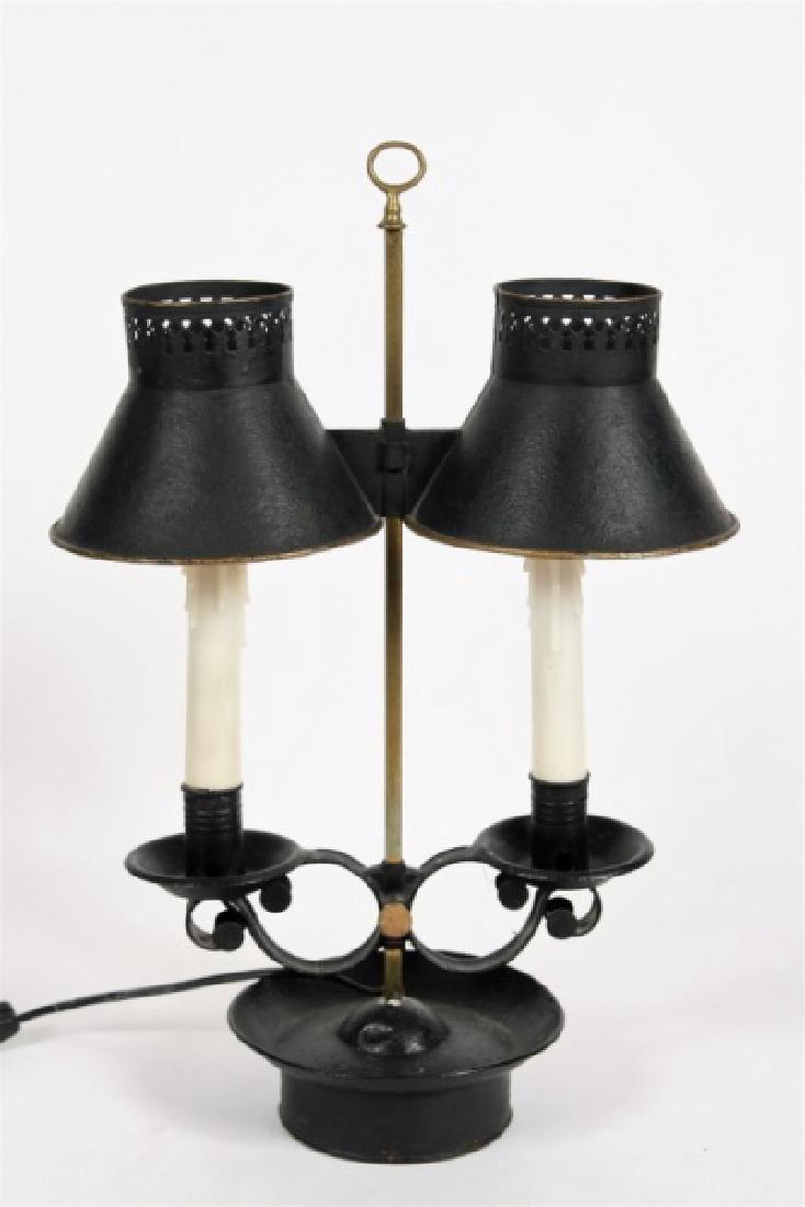 Tole Painted Student Lamp (1 of 3)