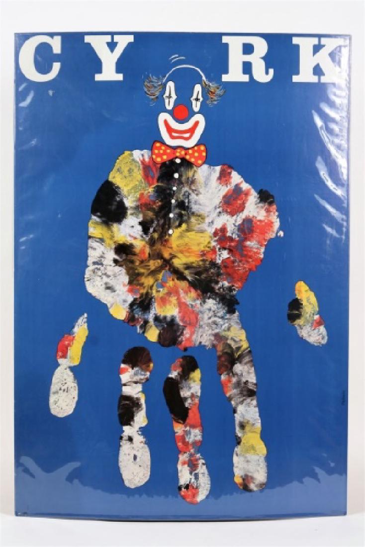 Andrzej Pagowski (Polish), Cyrk Poster of Clown (1 of 2)