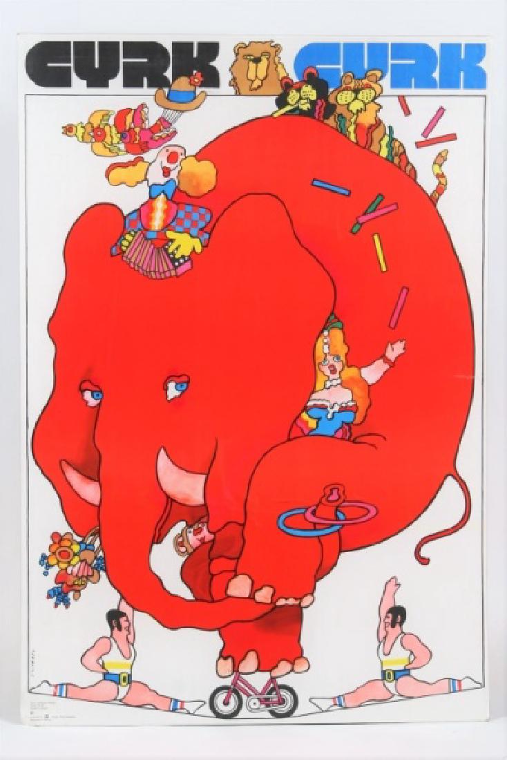 Waldemar Swierzy, Cyrk Print of Elephant (1 of 3)