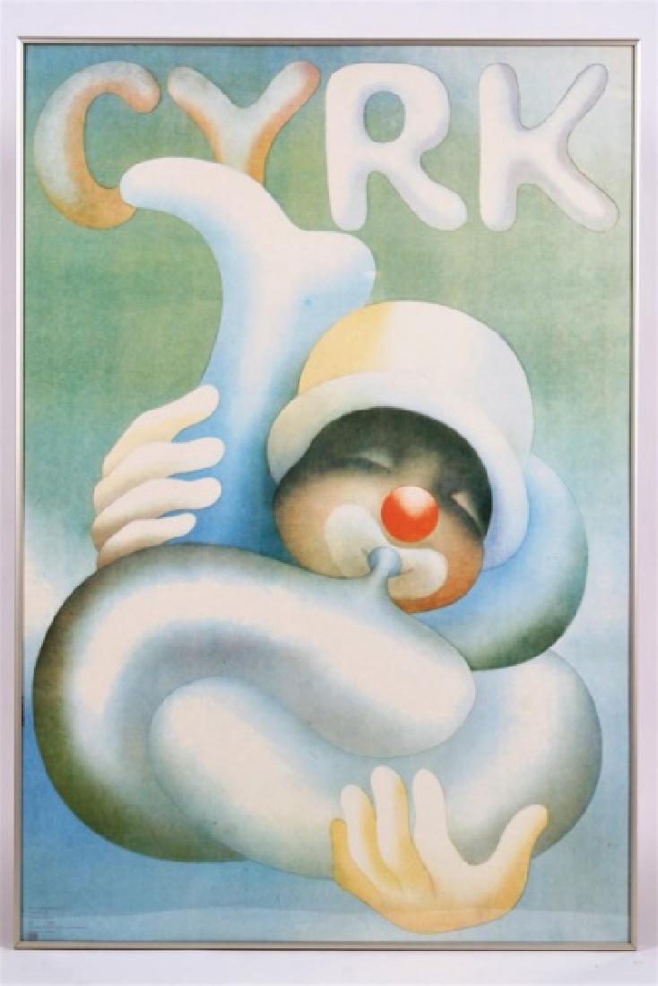 Tomasz Ruminski (Polish), Cyrk Poster of Clown (1 of 3)