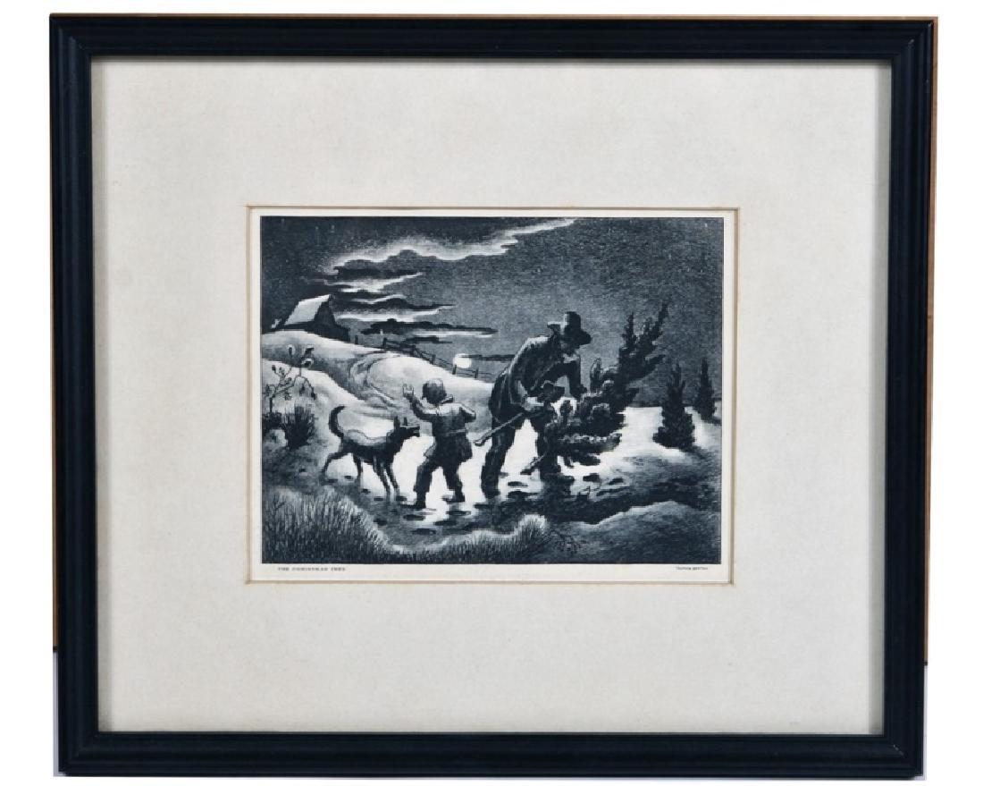 Thomas Hart Benton (American) "The Christmas Tree" (1 of 5)
