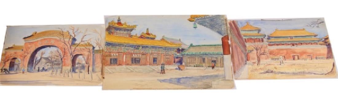 Un'ichi Hiratsuka (Japanese), Watercolor Paintings (1 of 8)