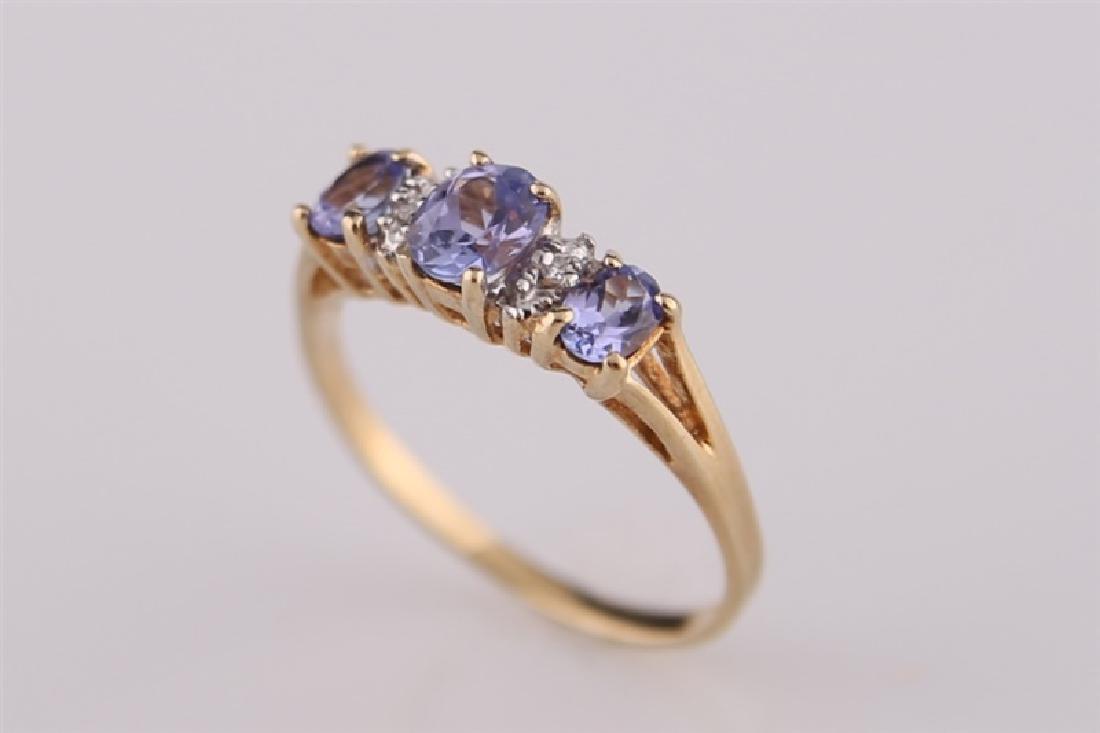 10kt Yellow Gold and Tanzanite Ring (1 of 6)