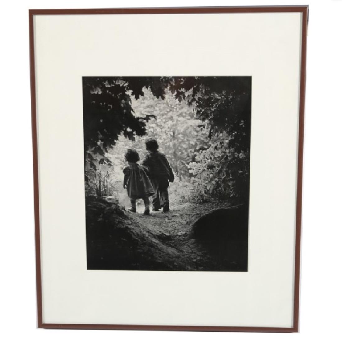 W. Eugene Smith, "Walk to Paradise Garden" Gelatin: W. Eugene Smith (American, 1918-1978). "Walk to Paradise Garden", 1946. Gelatin silver photograph, c. 1960s. Sheet: 14 1/18" x 12 1/4". Image: 10 1/2" x 8 3/4". Frame: 17 1/4" x 14 1/4". "Walk to Para