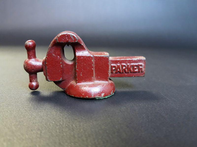 Parker Vise Paperweight (2): Parker Vise Co. Cast Iron. c. 1910 - 1920. 1.45" x 2.85" x 1.25".