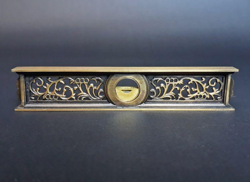 Miniature DAVIS Inclinometer Level: Paul Hamler. Brass. c. 1995-2005. 0.75" x 3.9" x 0.3".