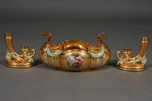 Eight Pieces Of 24 Karat Gold Le Mieux China Mar 02 15 Cassidy Galleries In Fl Eight Pieces Of 24 Karat Gold Le Mieux China Mar 02 15 Cassidy Galleries In Fl