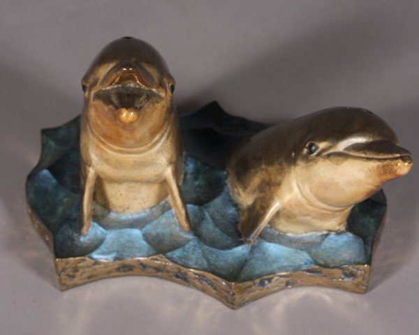Robert Wyland, (American, b.1956), "Friends of the : Wyland (American, b.1956), "Friends of the Sea", bronze, signed and dated "1992". Numbered "196/300" Dimensions: H: 9 3/4" W: 13"
