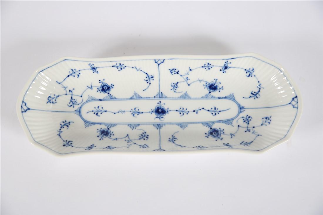 Royal Copenhagen, Blue Fluted Plain Celery Dish (1 of 5)