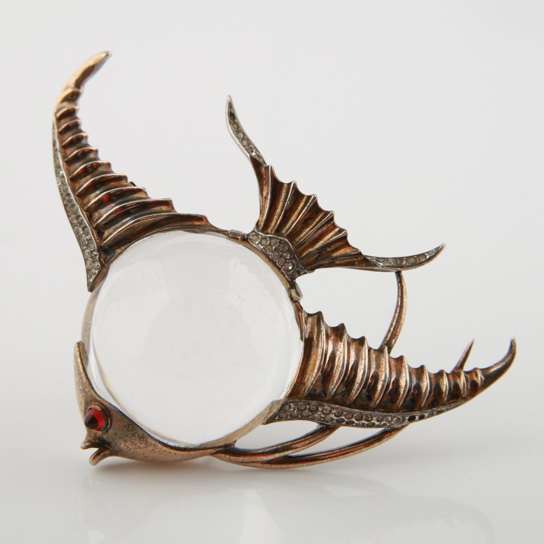 Trifari, Jelly Belly Angelfish Brooch (1 of 4)