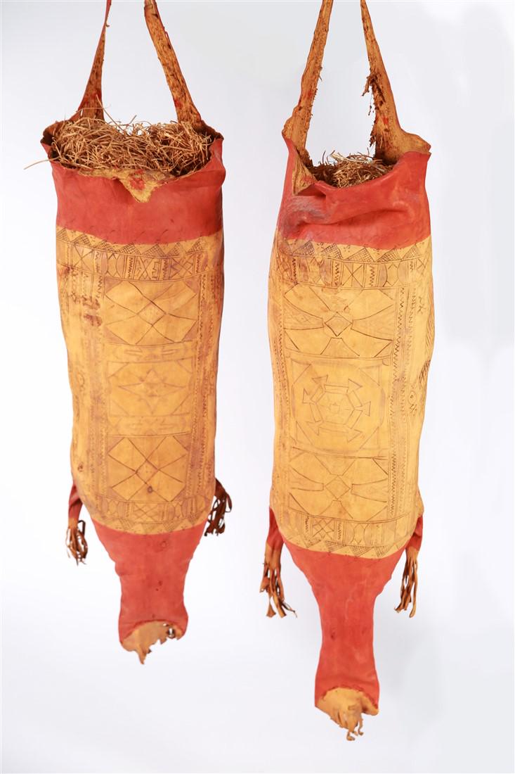 Two Bedouin Goat Skin Storage Bags (1 of 7)
