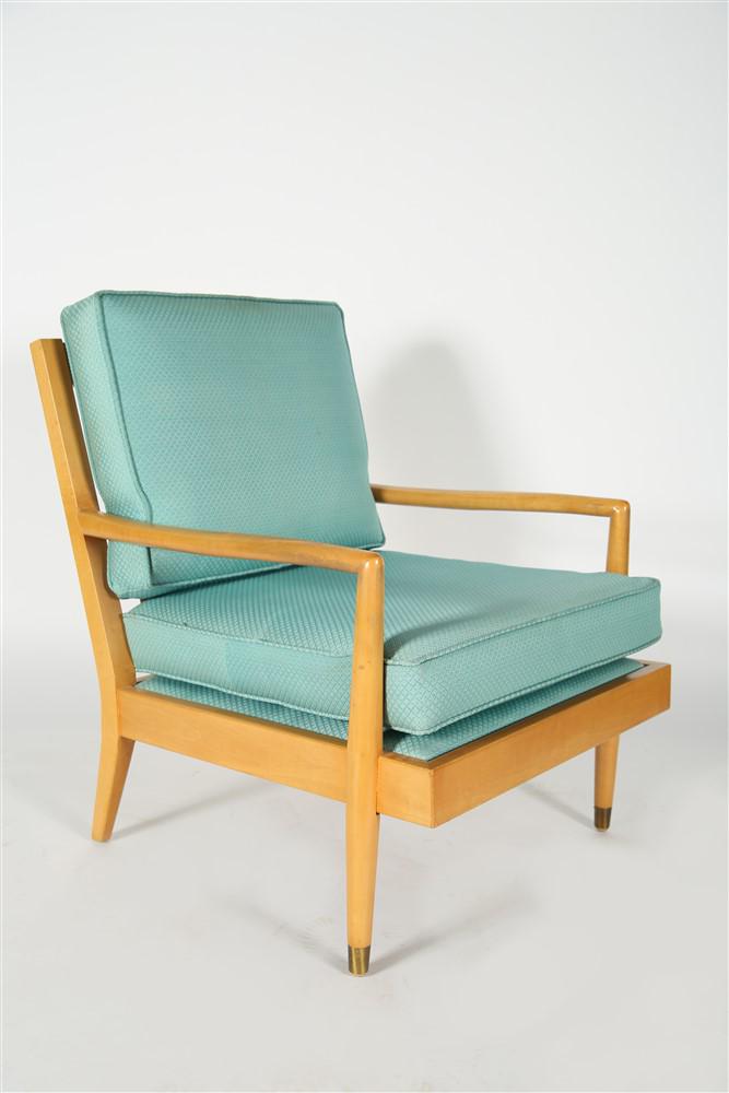 Style of Robsjohn-Gibbings, Blonde Lounge Chair (1 of 9)