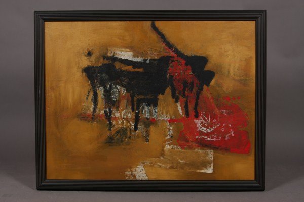 Hanna Stiebel, Detroit, Born 1927, Abstract Compos
