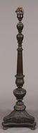 306: Georgian Style Carved Wood Standing Floor Lamp, Am