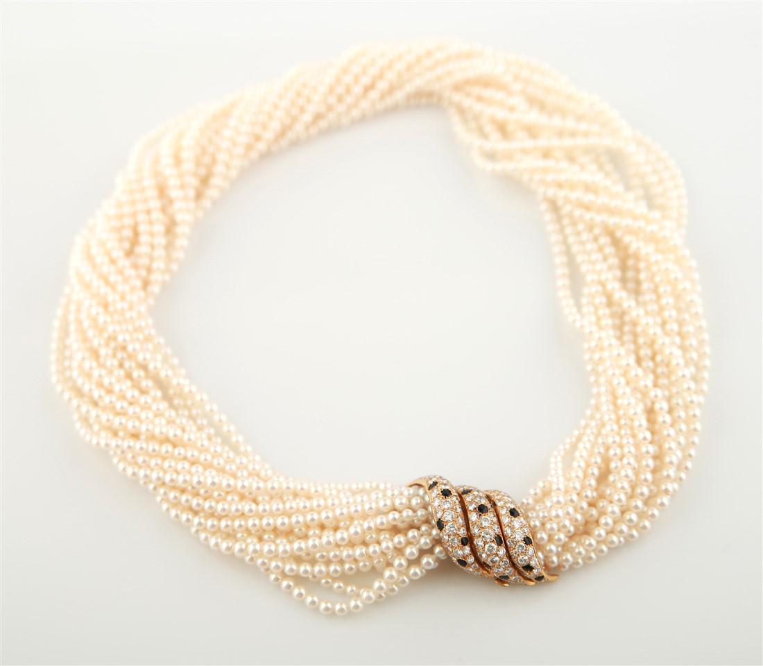 Cartier, "Surinam" Pearl and 18k Gold Necklace (1 of 4)