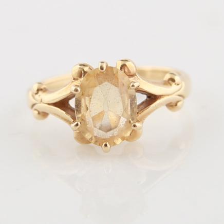 14k Yellow Gold Topaz Ring (1 of 5)