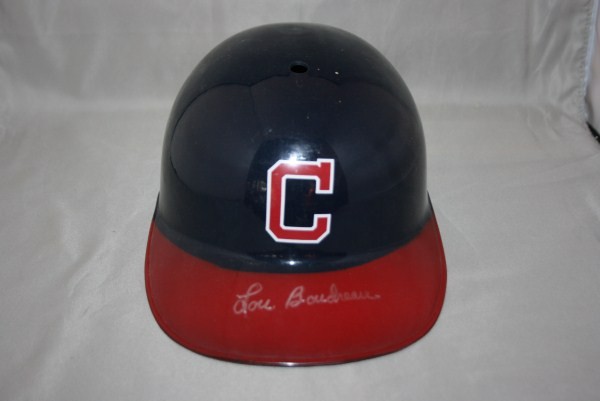 Lou Boudreau Autographed Cleveland Indians Plastic 
