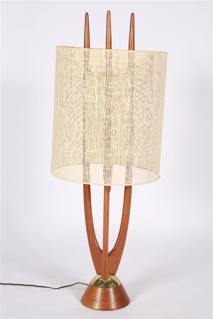 John Keal for Modeline, Walnut Table Lamp (1 of 4)