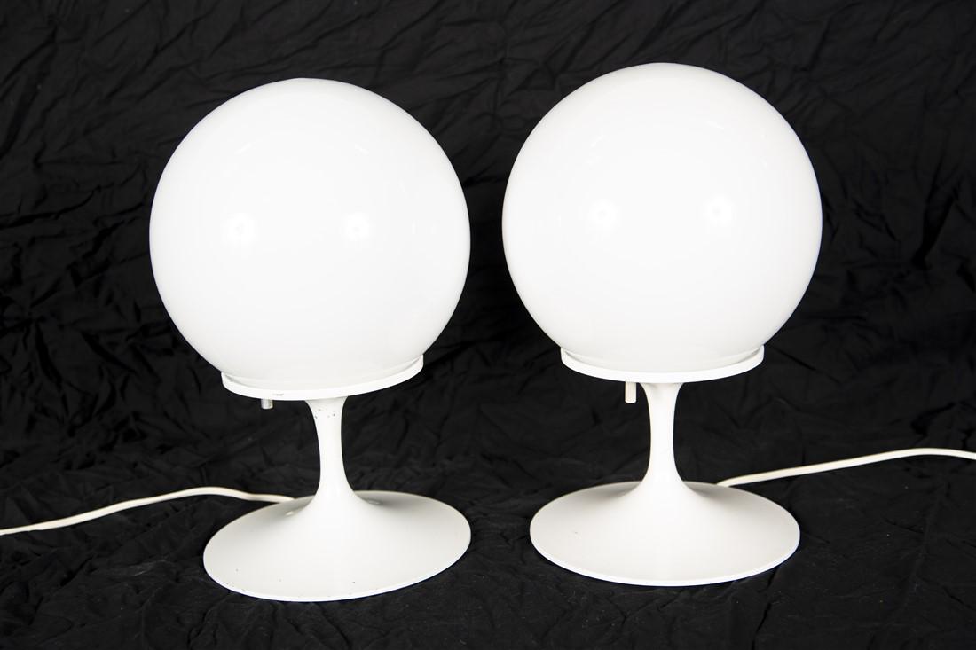 Pair of Stemlite "3-Way" Globe Table Lamps (1 of 3)