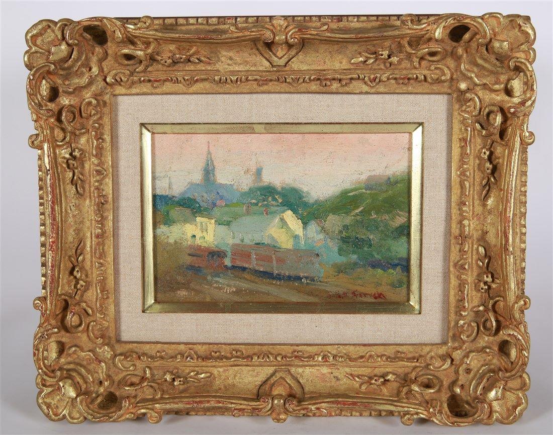 Joseph Pierre Birren, "Railroad Yard, Paris" (1 of 4)